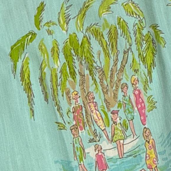 LILLY PULITZER Originals IN THE SLIM Resort Fit Capri Crop Pants Sz 8 - Picture 4 of 6